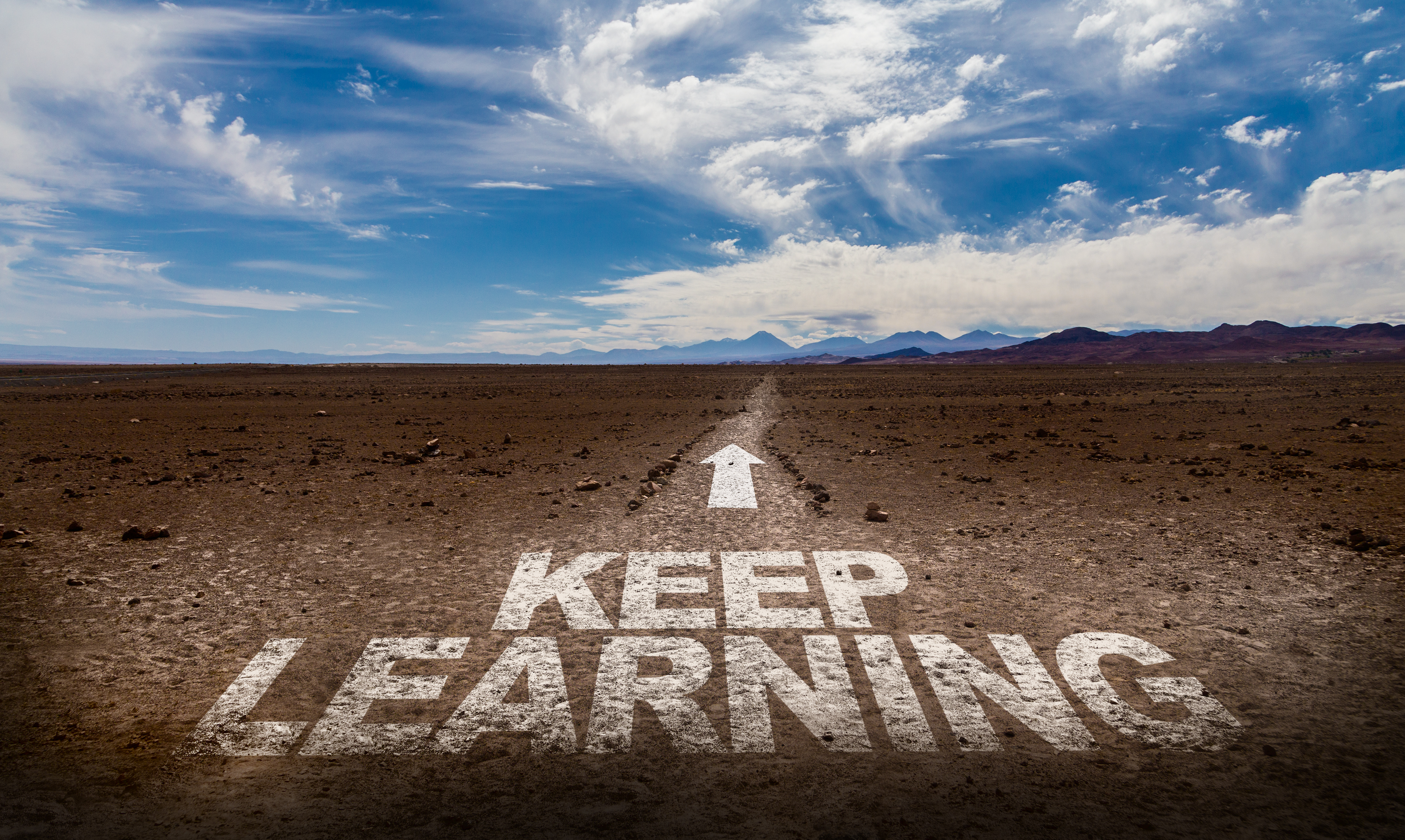 Keep,Learning,Written,On,Desert,Road